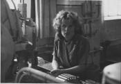 Ann Davies  at work in J.R. Freeman's Cigar Factory, 1957